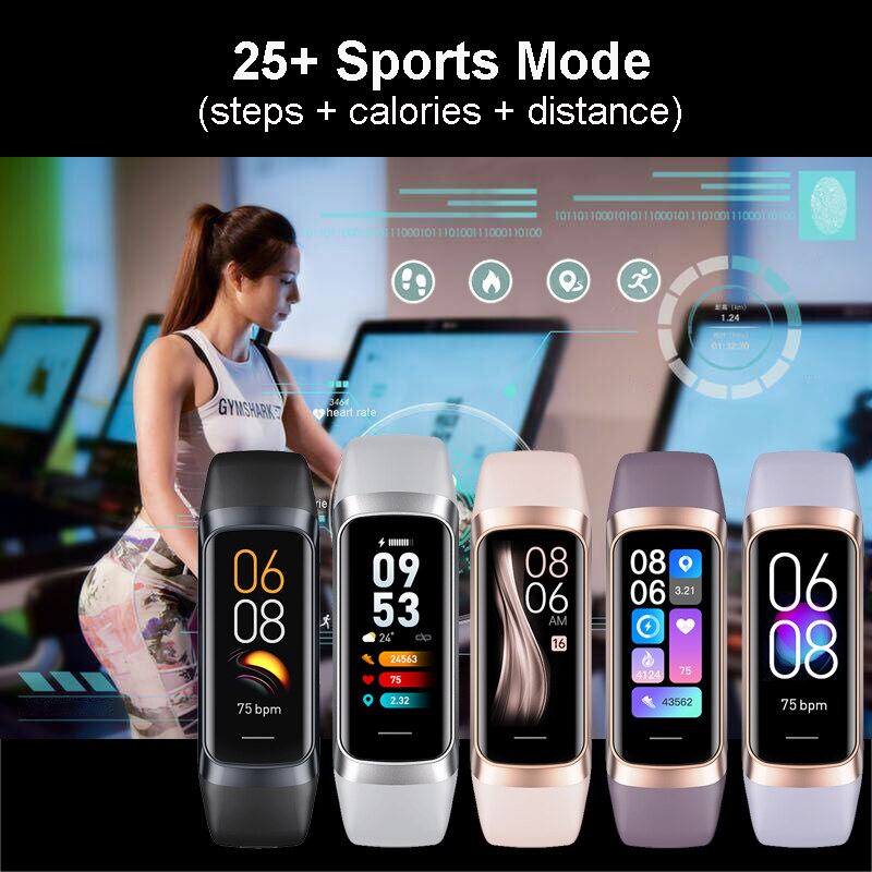 AMOLED Smart Watch Men Women Temperature Smartwatch Electronics Smart Clock For Android IOS Fitness Tracker Smart-watch C60 - Executive-Skincare