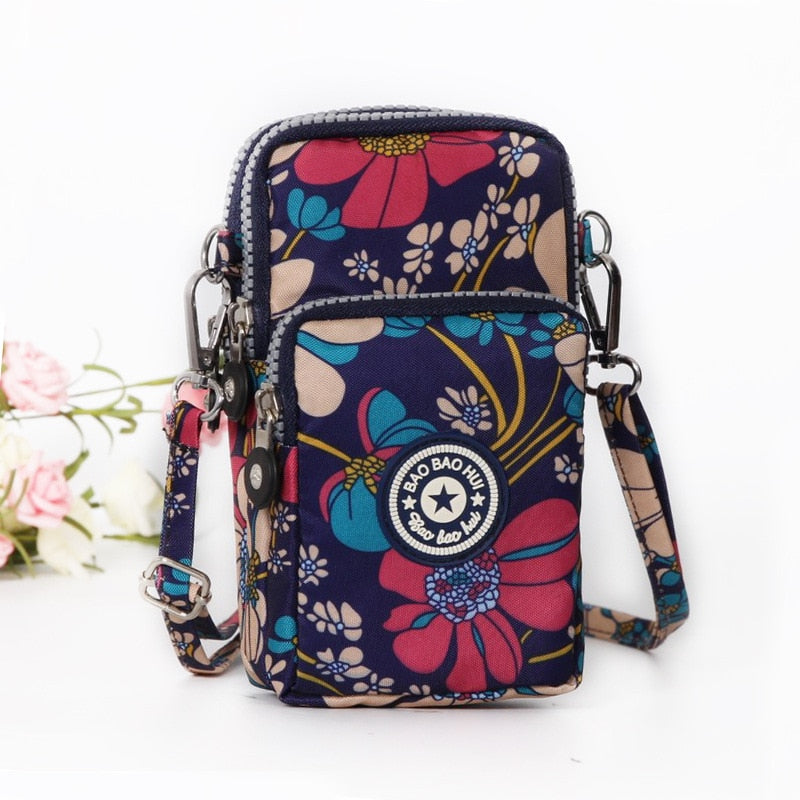 Small Shoulder Bags Nylon Women Mobile Phone Bags Mini Female Messenger Purse Lady Wallet New 2022 Female CrossBody Bag - Executive-Skincare