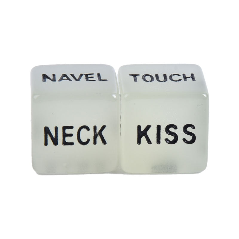 Glow In Dark Erotic Love Dice Toys Adult Couple Lovers Party Fun Games Aid Sex Toy Valentines Day Gift for Boyfriend Girlfriend - Executive-Skincare