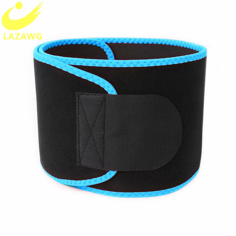 LAZAWG Men Waist Trainer Trimmer Sauna Sweat Belt Belly Corsets  Control Sport Burner Workout Weight Loss Slimming Body Shaper - Executive Quality Store