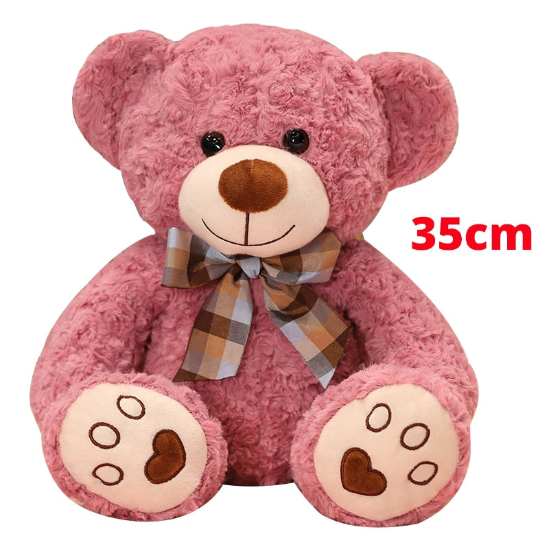 High Quality Cute Plush Teddy Bear Plush Pillow Lovely Bow-Knot Bears Plush Toys Stuffed Soft Animal Dolls Xmas Valentine&#39;s Gift - Executive-Skincare