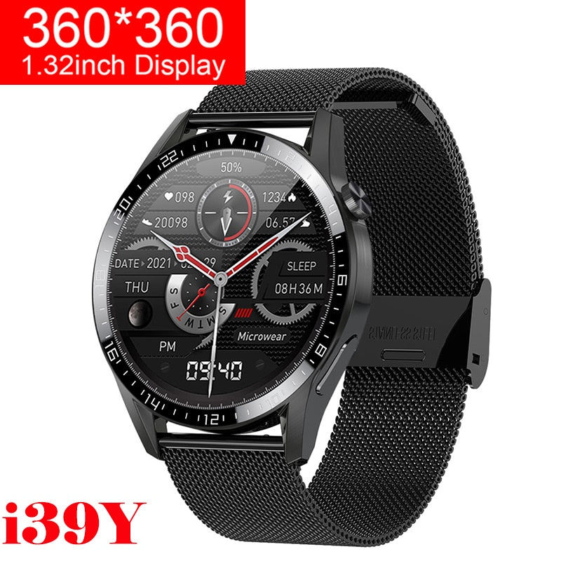 2022 Smart Watch Men Android GT3 1.5 inch Always Display Bluetooth Call IP68 Wateroproof Smartwatch for Men Huawei Xiaomi Iphone - Executive-Skincare