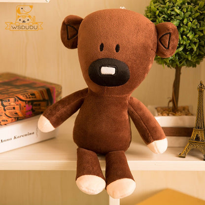 Fun Mr Bean Teddy Bear Comedy Cartoon Stuffed Plush Toys Adorable Movie Figure Cute Brown Animals Dolls Soft For Children Gifts - Executive-Skincare