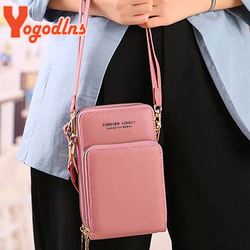 Yogodlns Crossbody Cell Phone Shoulder Bag Cellphone Bag Fashion Daily Use Card Holder Summer Shoulder Bag Small Women Wallet - Executive-Skincare