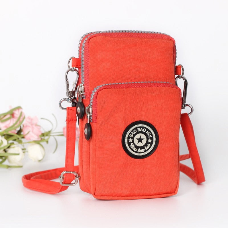 Small Shoulder Bags Nylon Women Mobile Phone Bags Mini Female Messenger Purse Lady Wallet New 2022 Female CrossBody Bag - Executive-Skincare