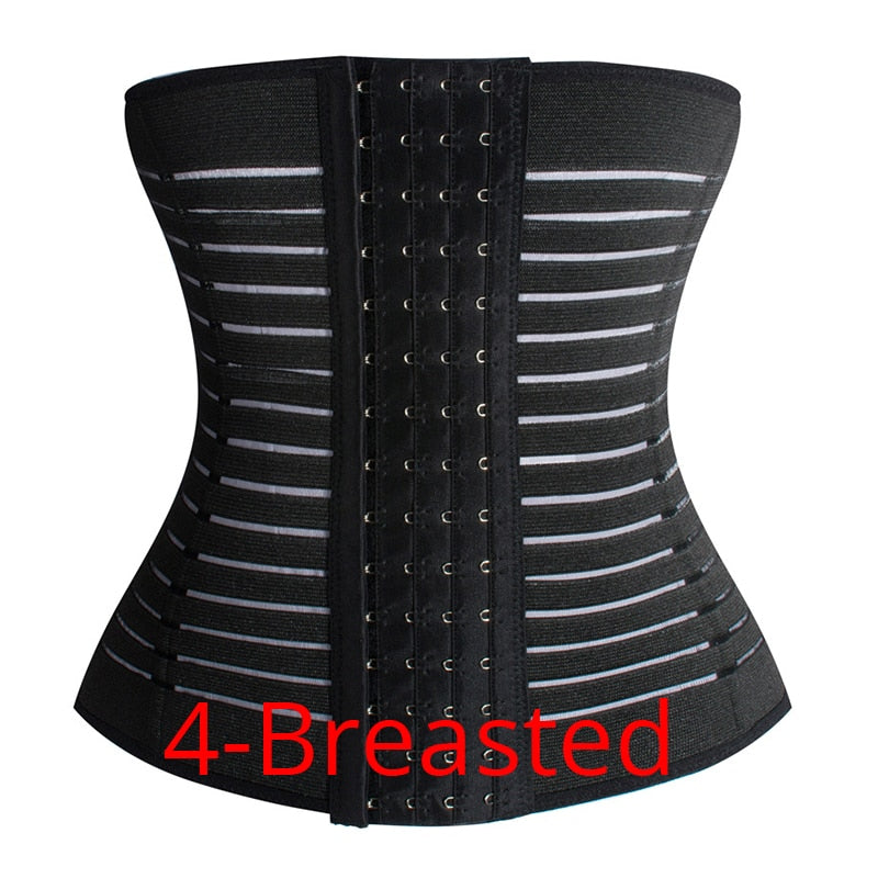 Men Slimming Body Shaper Waist Trainer Trimmer Belt Corset For Abdomen Belly Shapers Tummy Control Fitness Compression Shapewear - Executive Quality Store