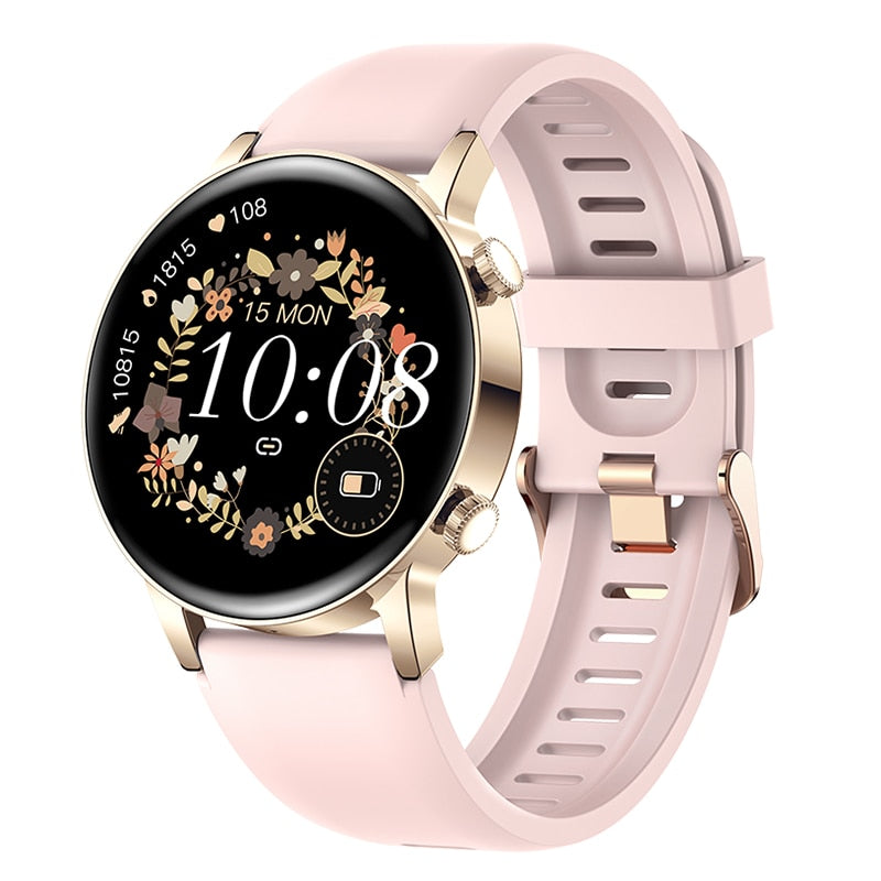 New Bluetooth Call Ladies Smart Watch Women AMOLED 360*360 HD Screen Always Display Watches Custom Dial  SmartWatch For Xiaomi - Executive-Skincare