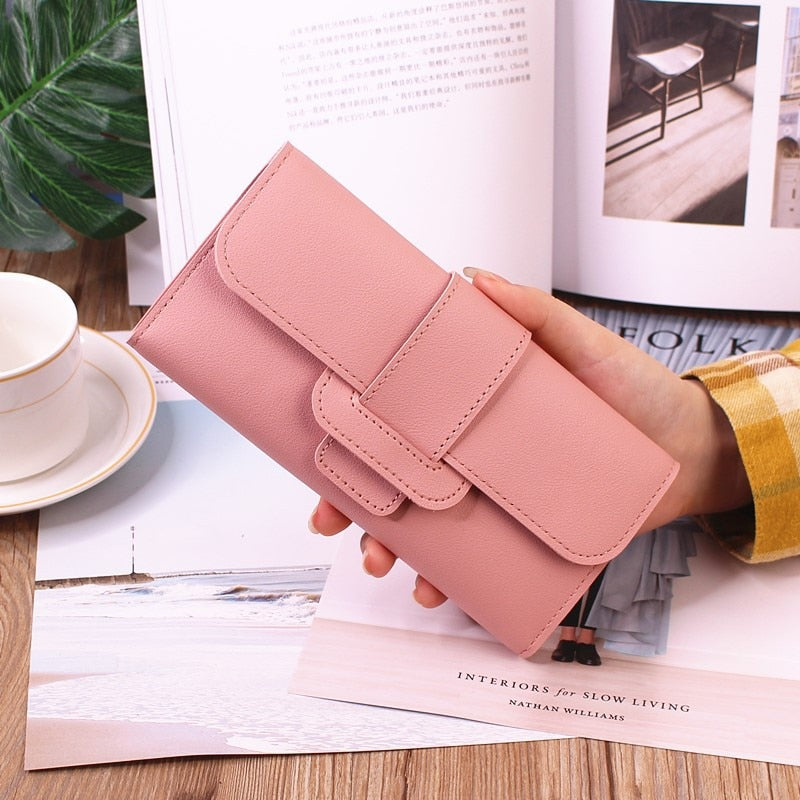 2022 Long Women Wallets Free Name Customized Lady’s New Fashion Quality PU Female Wallet Photo Holder Card Holder Women&#39;s Purse - Executive-Skincare