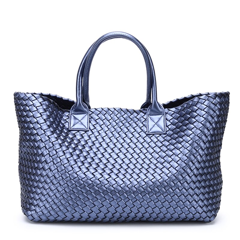 Women’s  Large Tote 2022 Trends Luxury Designer Handbags New Woven Colorblock Shoulder Bags Fashion Composite Bags Shopping Bags - Executive-Skincare