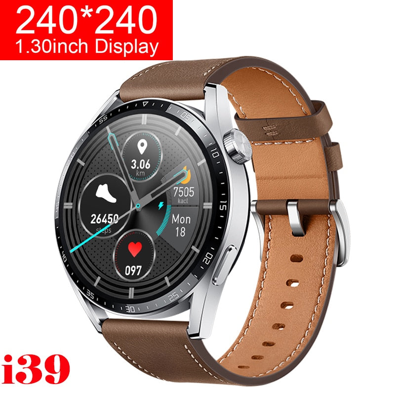 2022 Smart Watch Men Android GT3 1.5 inch Always Display Bluetooth Call IP68 Wateroproof Smartwatch for Men Huawei Xiaomi Iphone - Executive-Skincare