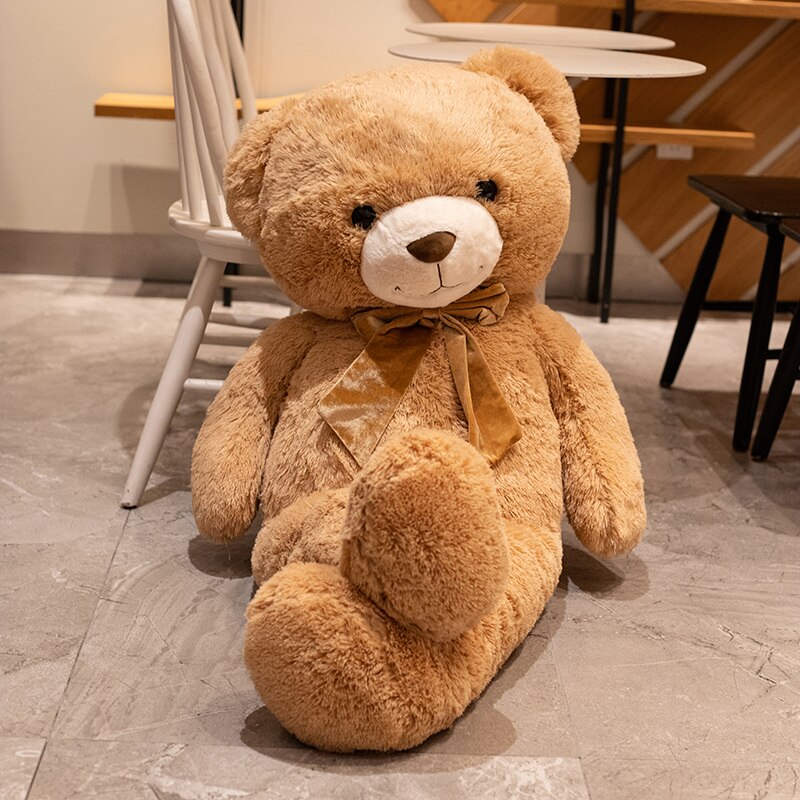 1pc High Quality Giant American Bear Plush Doll Soft Stuffed Animal Teddy Bear Plush Toys Girls Valentine Lover Birthday Gift - Executive-Skincare