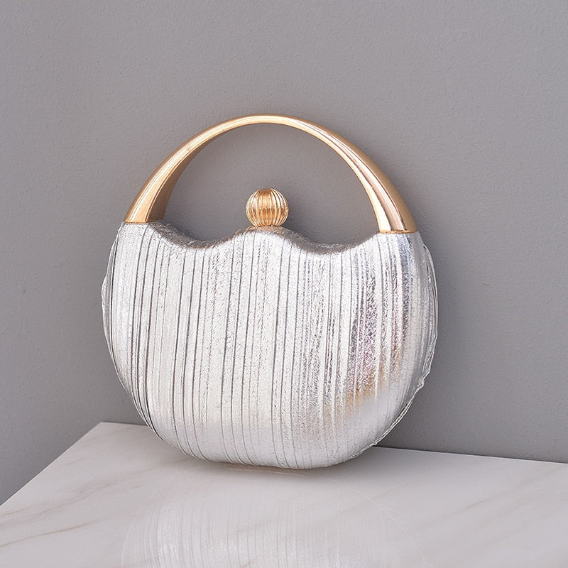 Wedding Clutch Bag Luxury Handbags For Women Elegant Round Shoulder Bag Female Small Party Evening Clutch Bag Purse Sac A Main - Executive-Skincare