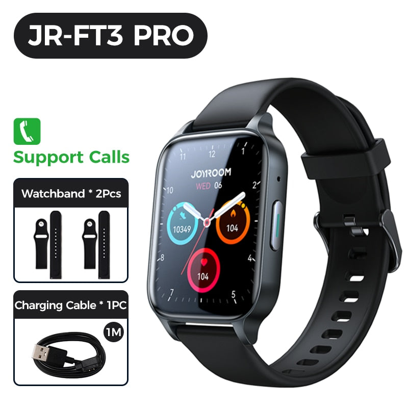 Joyroom FT3Pro Smart Watch 1.83&#39;&#39; Full Screen Bluetooth Calling Heart Rate Sleep Monitor 20 Sport Model Smartwatch For Men Women - Executive-Skincare