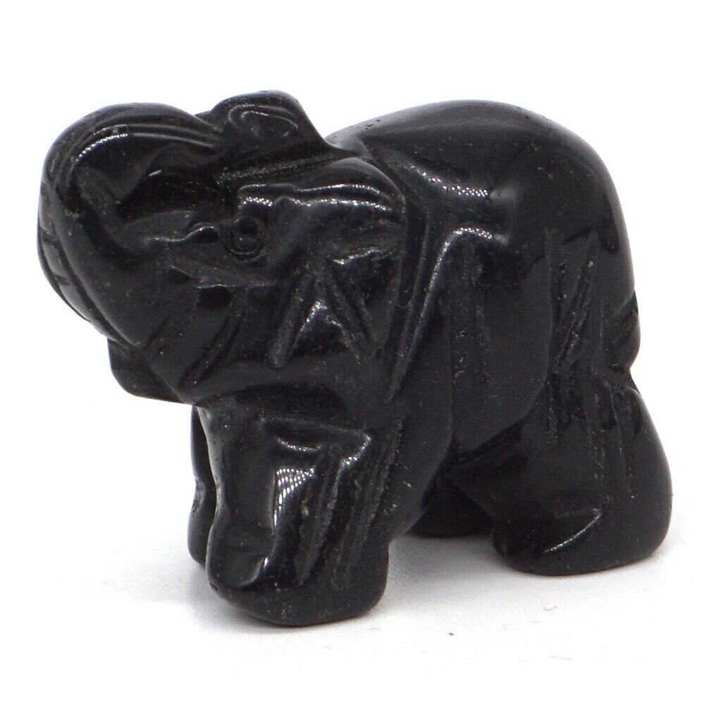 Elephant Statue Natural Gemstone Carved Healing Crystal Amethyst Quartz Animals Figurine Reiki Stones Lucky Decoration Wholesale - Executive-Skincare