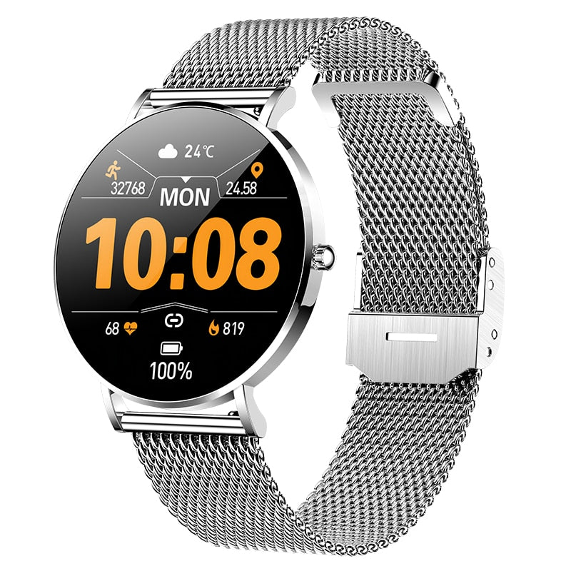 2022 New Ultra Thin Smart Watch Women 1.36&quot; AMOLED 360*360 HD Pixel Display Always Show Time Call Reminder Smartwatch Ladies+Box - Executive-Skincare