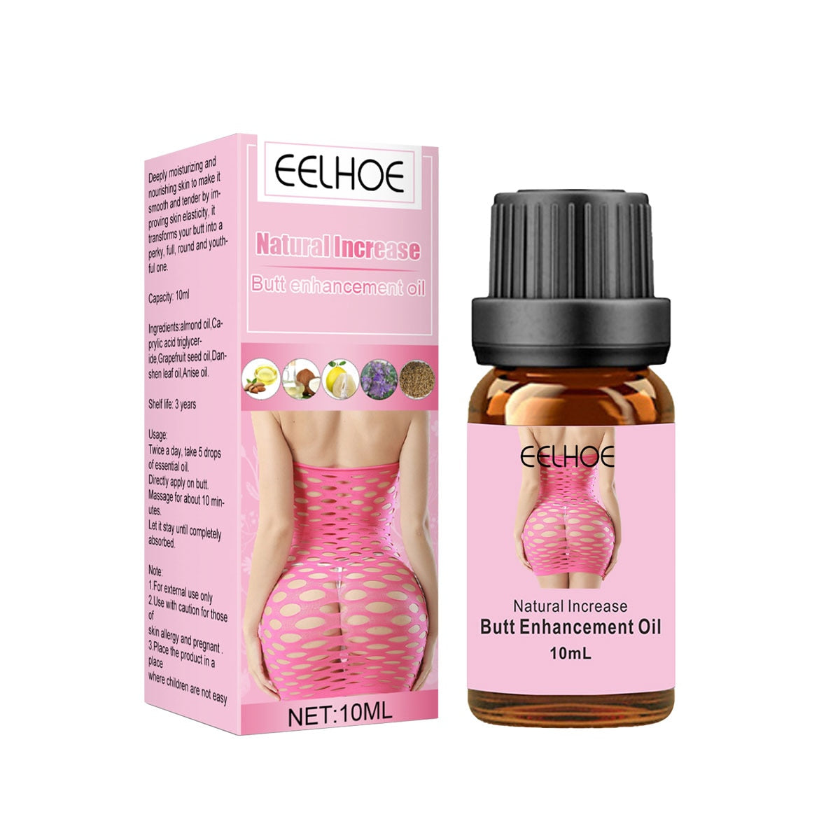 Big butt buttocks oil Enhance the beauty of the buttocks Natural growth curve body more powerful buttocks effect - Executive-Skincare