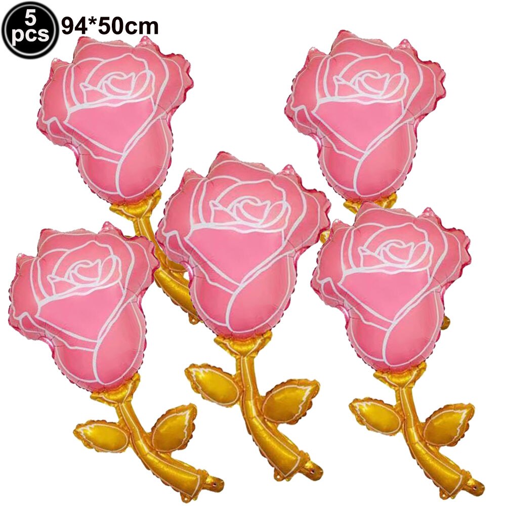 5pcs Love Bear Balloon include Big Bear Balloon and Mini Bear Balloon Birthday Valentines Party Wedding Decoration Bear Balloon - Executive-Skincare