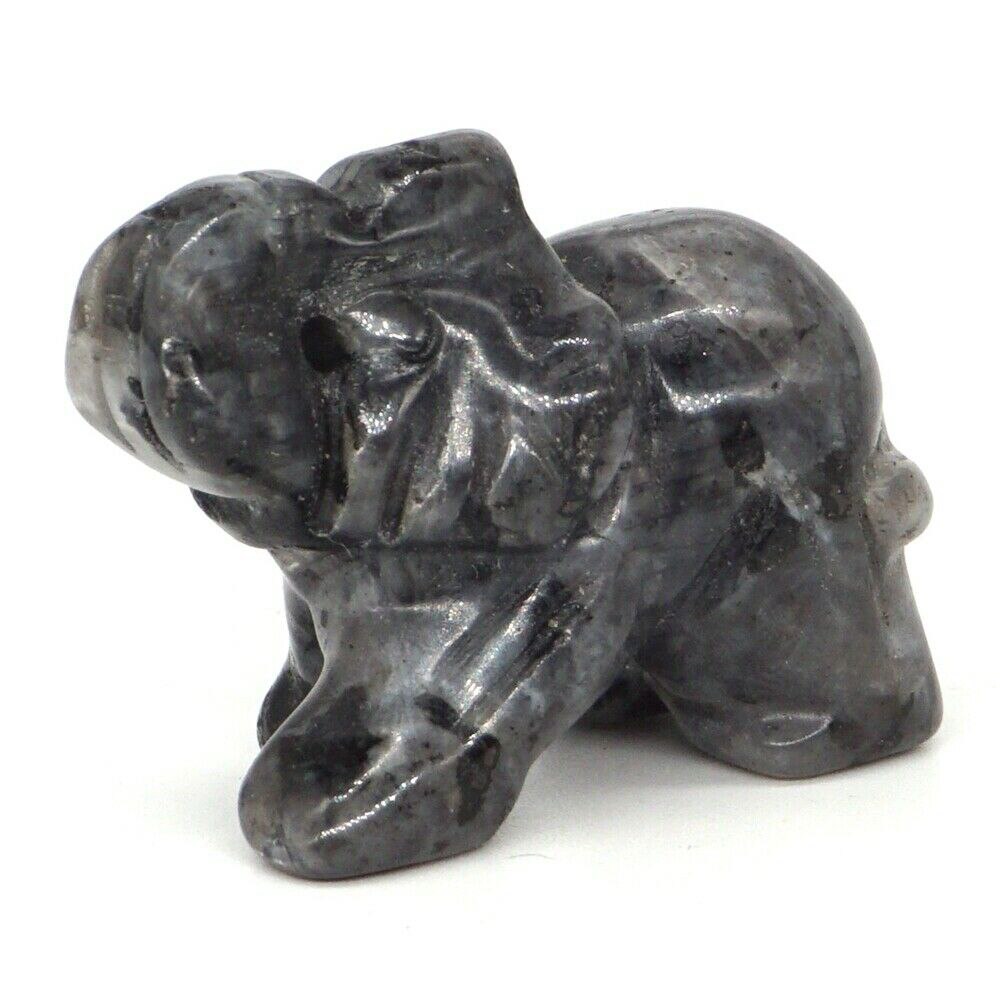 Elephant Statue Natural Gemstone Carved Healing Crystal Amethyst Quartz Animals Figurine Reiki Stones Lucky Decoration Wholesale - Executive-Skincare