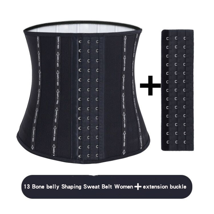 Sauna Sweat Belt Sweat To Lose Weight Woman Postpartum Waist Trainer Slimming Sheath Woman Flat Belly Fat Burning Girdle Corset - Executive Quality Store