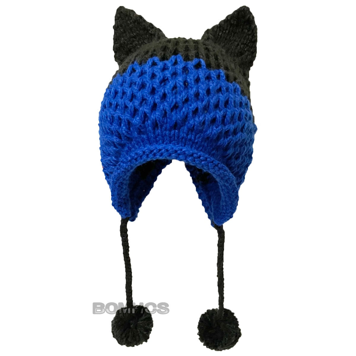 BomHCS Cute Fox Ears Beanie Winter Warm 100% Handmade Knit Hat - Executive-Skincare