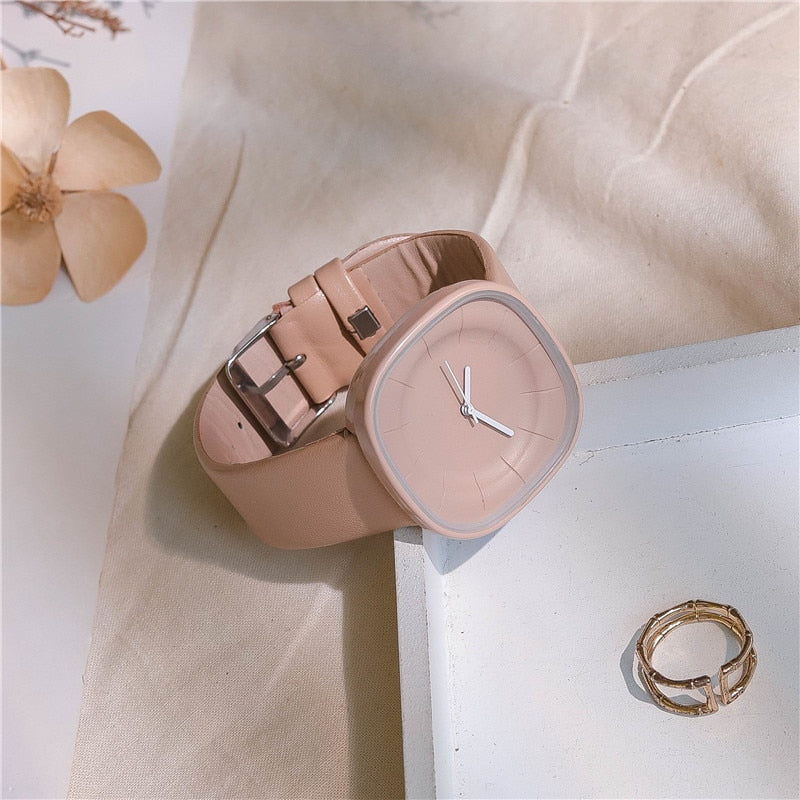 Women&#39;s Watches Brand Sport Style Fashion Ladies Watch Leather Watch Women Girls Female Quartz Wristwatches Montre Femme - Executive-Skincare