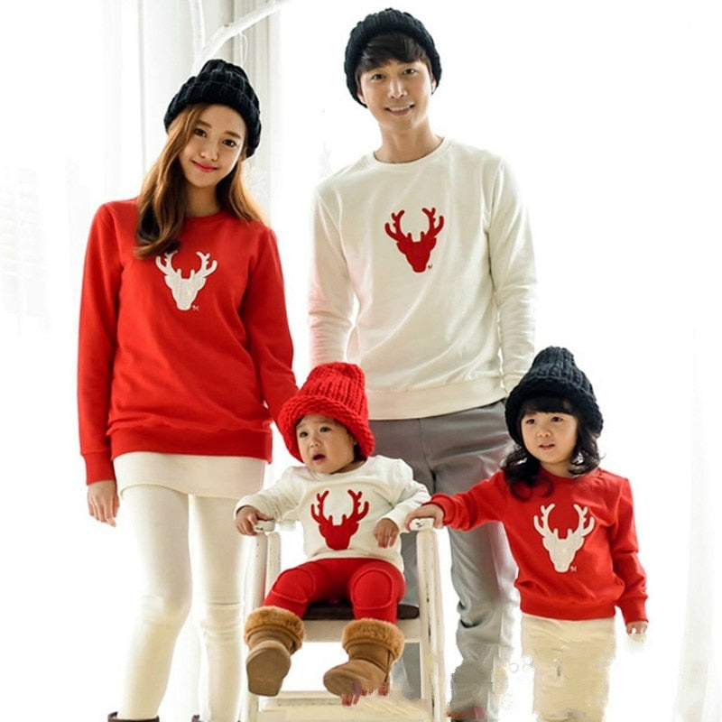 New Christmas Clothes Family Matching Clothes 100%Cotton T-shirt Mother Father Baby Clothes Family Outfits Family Clothes CE120 - Executive-Skincare