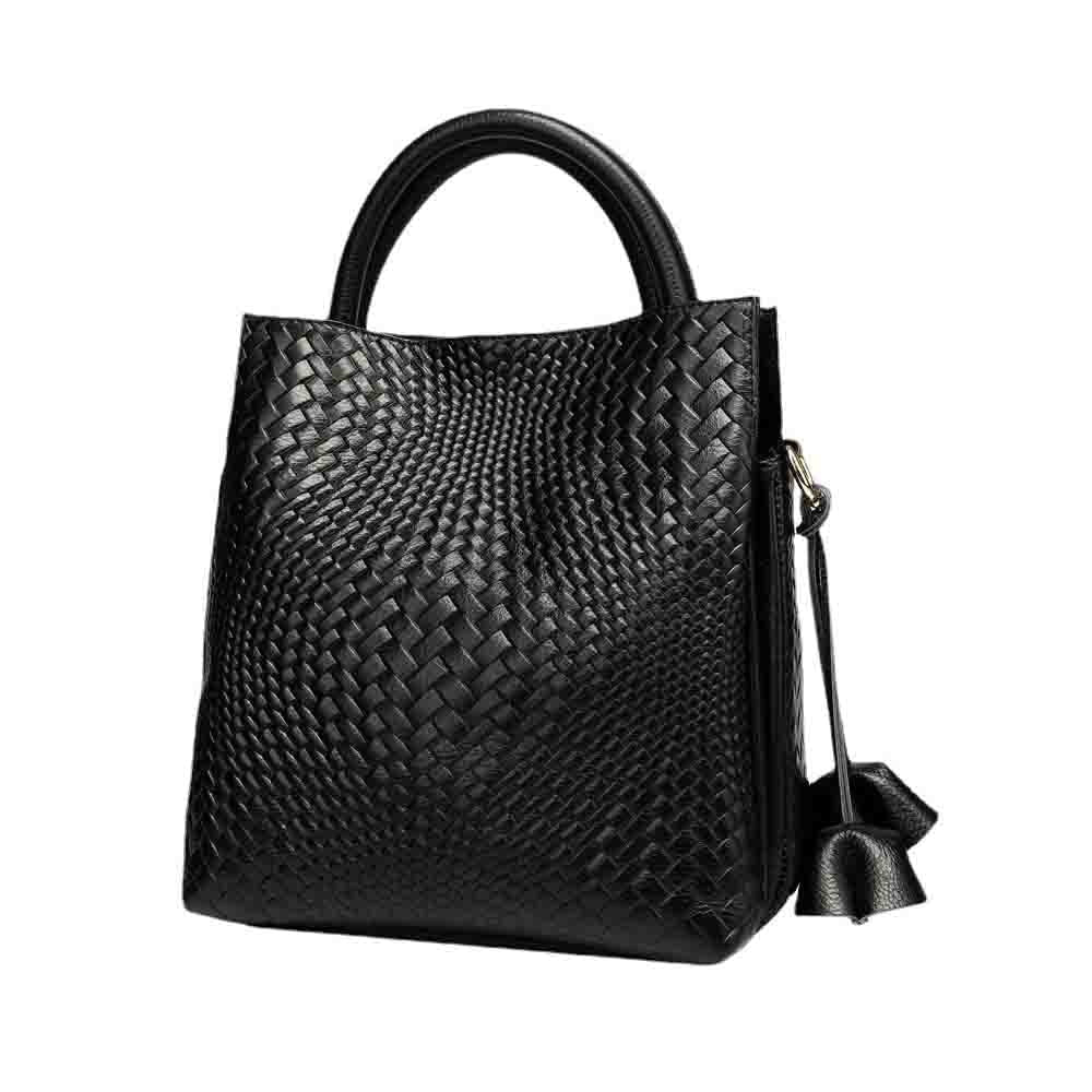 Motingsome Minimalism Fashion Women Bucket Bag Luxury Genuine Leather Handbags and Purses Soft Calfskin Casual Tote Bag 2022 New - Executive-Skincare