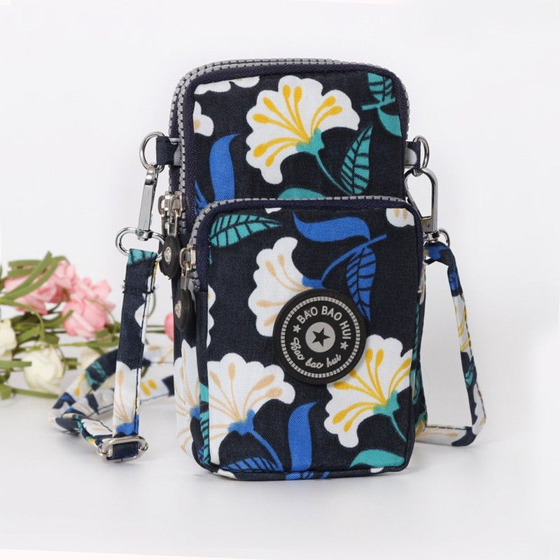 Small Shoulder Bags Nylon Women Mobile Phone Bags Mini Female Messenger Purse Lady Wallet New 2022 Female CrossBody Bag - Executive-Skincare