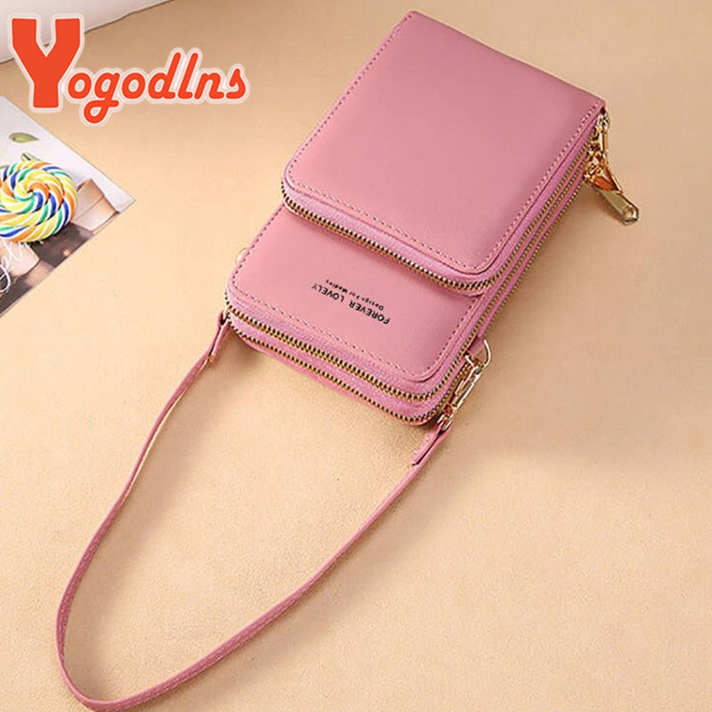 Yogodlns Crossbody Cell Phone Shoulder Bag Cellphone Bag Fashion Daily Use Card Holder Summer Shoulder Bag Small Women Wallet - Executive-Skincare