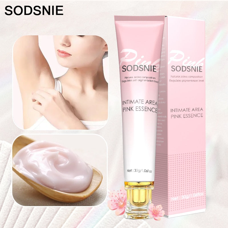 Intimate Area Pink Essence Regulate Break Down Privates Skin Pigmentation Deep Rapid Nourishment Repair Private Part Care 30g - Executive-Skincare