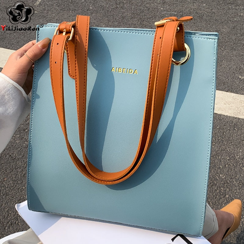 Ladies Handbags Women Fashion Bags Designer Tote Luxury Brand Leather Shoulder Bag Women Top Handle Bag Female Sac A Main - Executive-Skincare