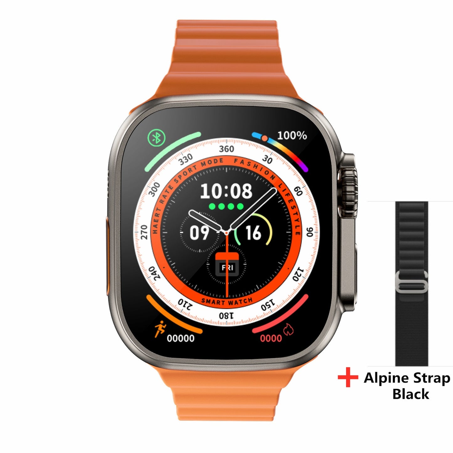 2022 Z8 Ultra MAX Smart Watch Series 8 Titanium Alloy 1:1 49mm Case Bluetooth Call NFC ECG IP68 Waterproof Smartwatch Men - Executive-Skincare