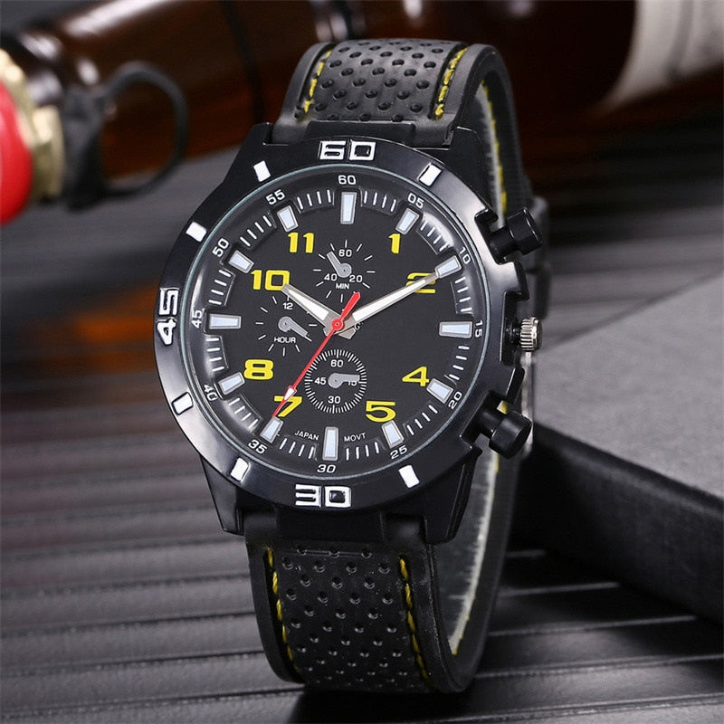 Fashion Date Quartz Men Watches Top Brand Luxury Male Clock Chronograph Sport Mens Wrist Watch Hodinky Relogio Masculino - Executive-Skincare