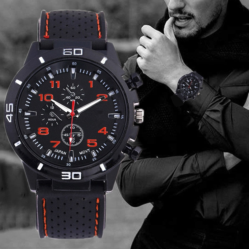 Fashion Date Quartz Men Watches Top Brand Luxury Male Clock Chronograph Sport Mens Wrist Watch Hodinky Relogio Masculino - Executive-Skincare