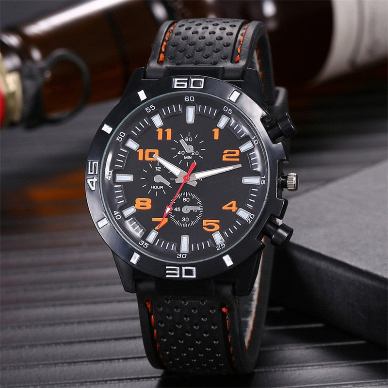 Fashion Date Quartz Men Watches Top Brand Luxury Male Clock Chronograph Sport Mens Wrist Watch Hodinky Relogio Masculino - Executive-Skincare