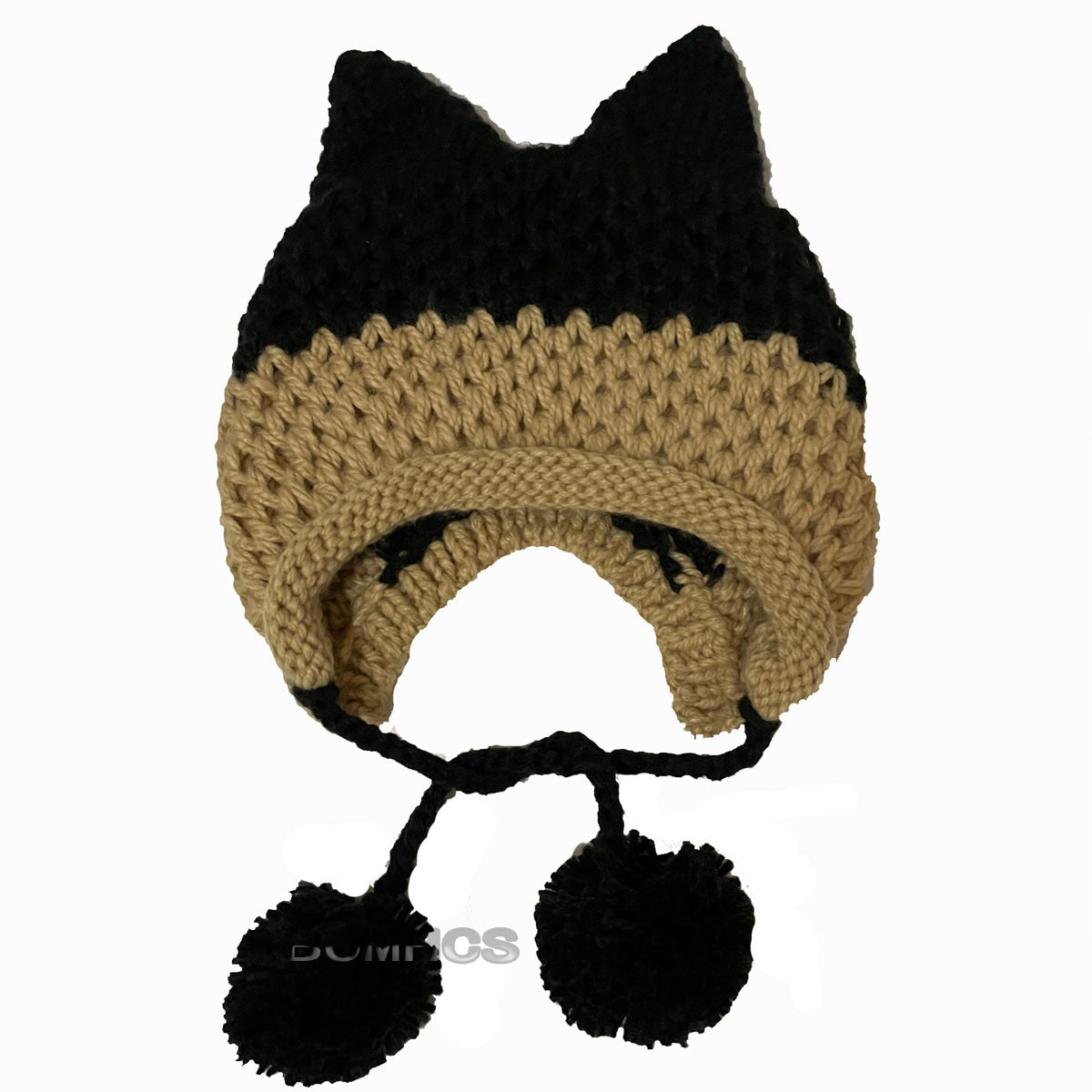 BomHCS Cute Fox Ears Beanie Winter Warm 100% Handmade Knit Hat - Executive-Skincare