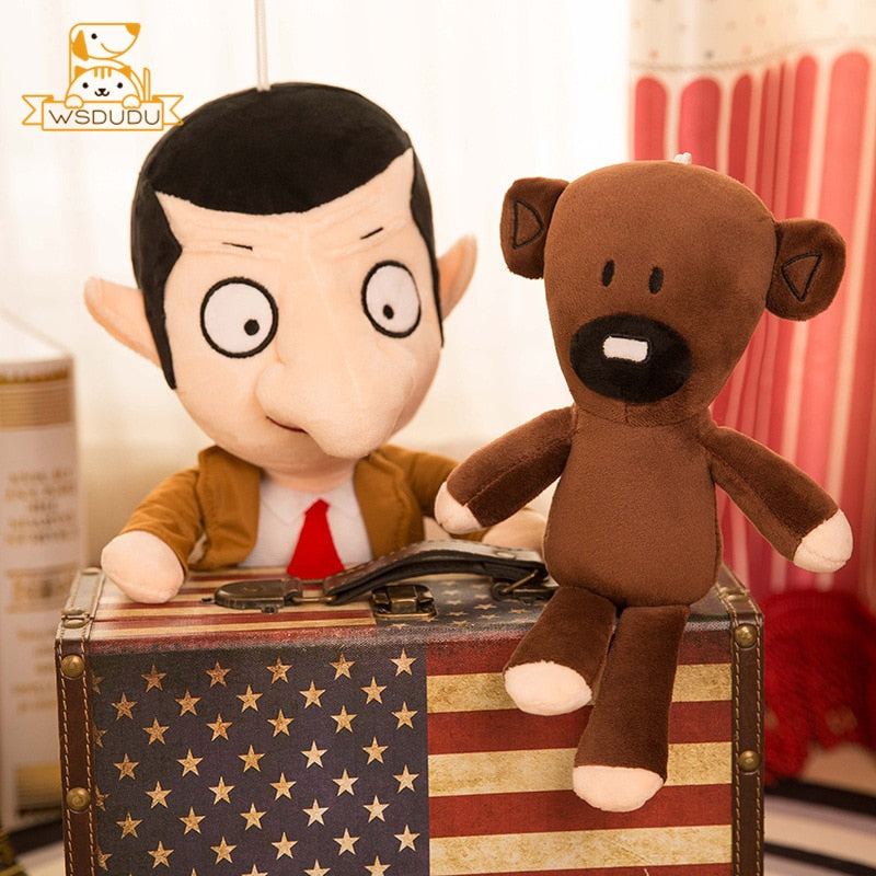 Fun Mr Bean Teddy Bear Comedy Cartoon Stuffed Plush Toys Adorable Movie Figure Cute Brown Animals Dolls Soft For Children Gifts - Executive-Skincare