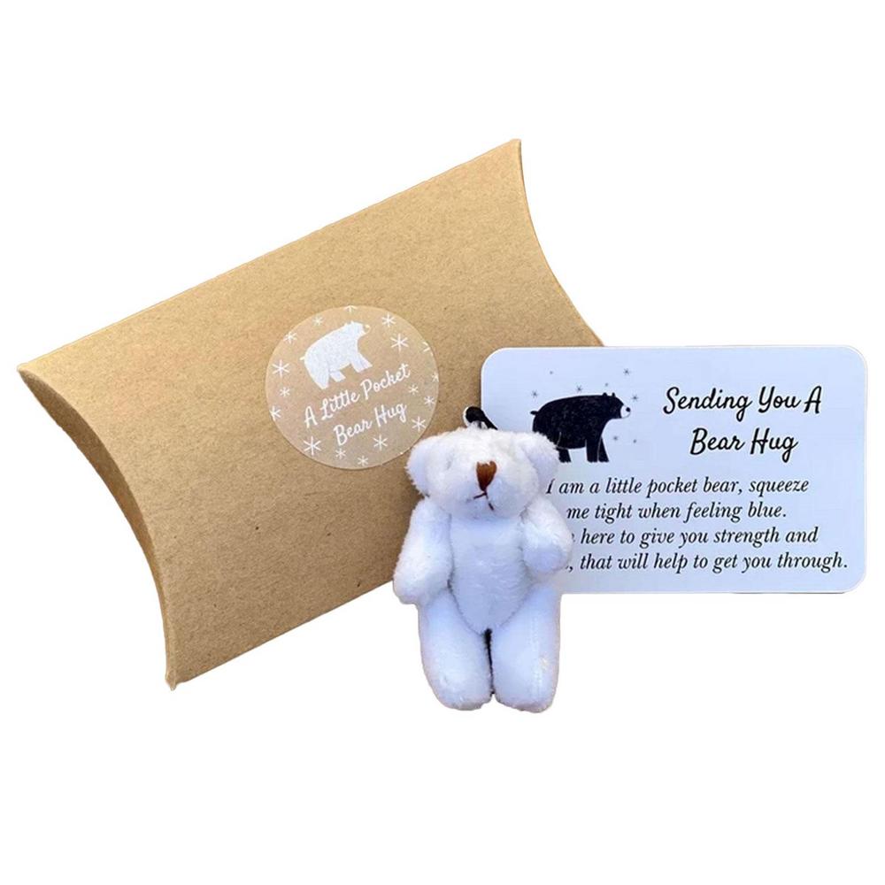 Pocket Hug Teddy Bear Plush Little Pocket Bear Hug Sending You A Bear Hug With Gift Card Pocket Hug Love Give Bear Hugs - Executive-Skincare