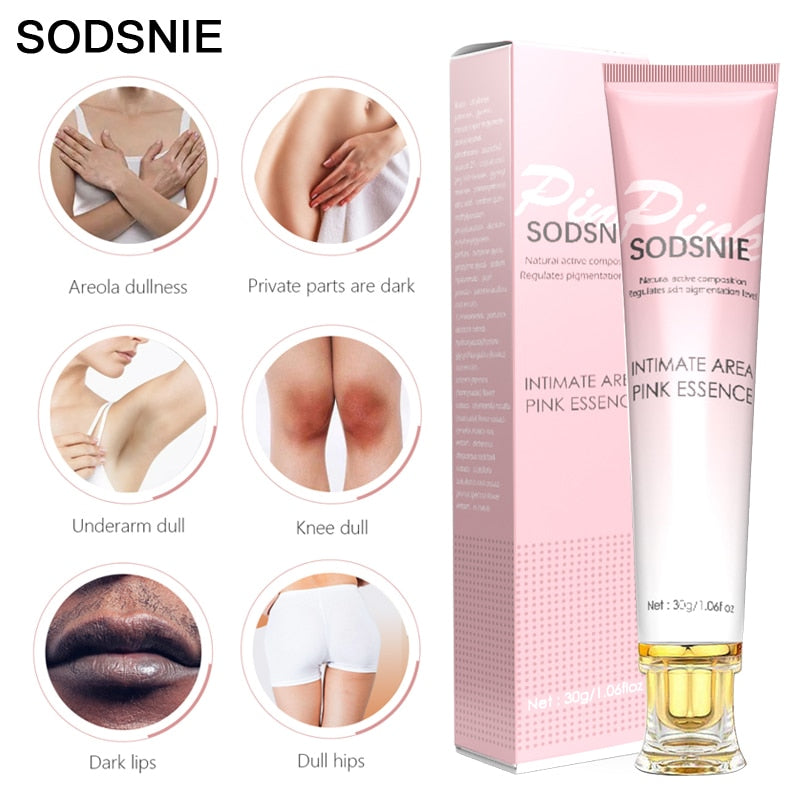 Intimate Area Pink Essence Regulate Break Down Privates Skin Pigmentation Deep Rapid Nourishment Repair Private Part Care 30g - Executive-Skincare