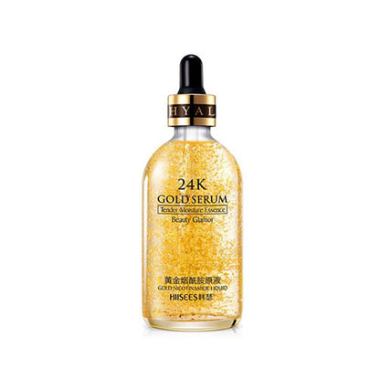 24k Gold Face Serum Nicotinamide Facial Essence Liquid Pure Anti-Aging Wrinkle MoisturizingWhitening Refreshing Skin Care - Executive-Skincare