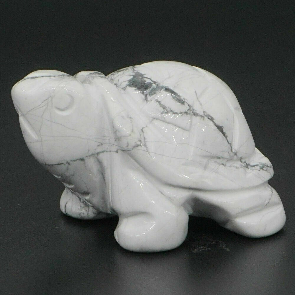 1.5&quot; Tortoise Statue Natural Gemstone Carving Healing Crystal Animals Figurines Reiki Stones Decoration Wholesale - Executive-Skincare