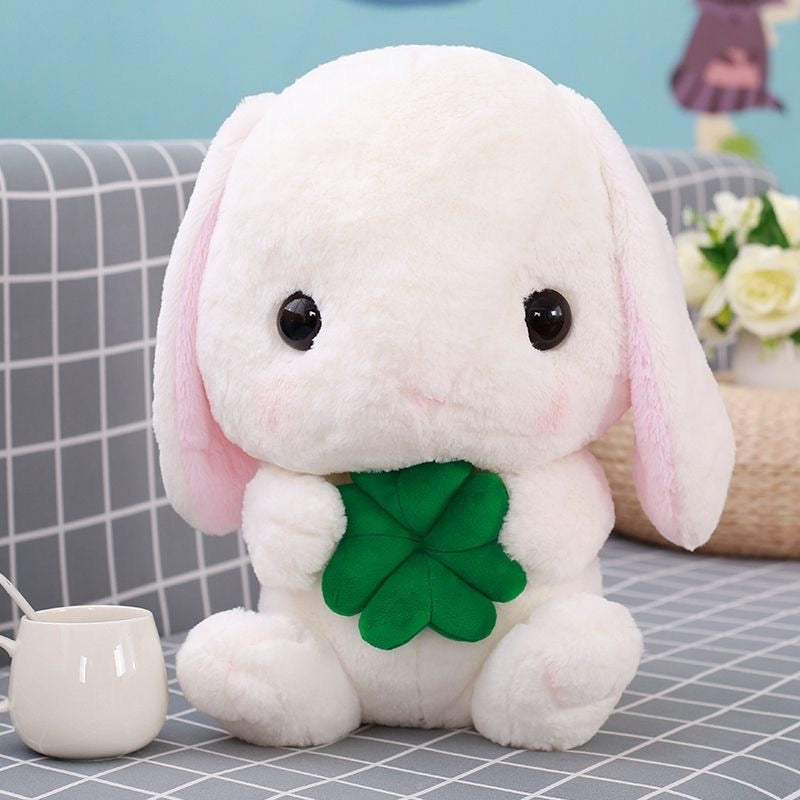 43cm Cute Stuffed Rabbit Plush Toy Soft Toys cushion Bunny Kid Pillow Doll Birthday Gifts for Children Baby Accompany Sleep Toy - Executive-Skincare