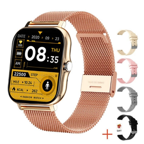 2022 Smart Watch Men Women Gift Sport Fitness Health Heart Rate Monitor Bluetooth Digital Smartwatch Wristwatch - Executive-Skincare