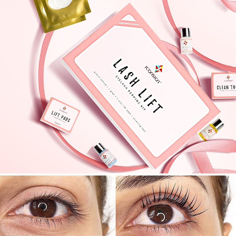 Dropshipping Upgraded Lash Lift Kit ICONSIGN Lifting Lashes Eyelash Enhancer Lash Perm Lash Curl Eye Makeup Tools Salon Home Use - Executive-Skincare