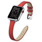 Slim Leather Strap for Apple watch band 44mm 40mm 38mm 42mm Soft Wrsit Belt bracelet for iWatch series 3 SE 5 4 6 watchband - Executive-Skincare