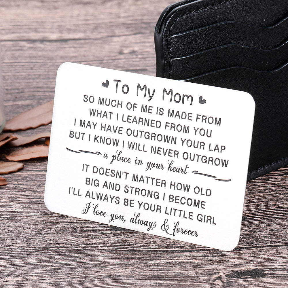 Wallet Insert Card Gifts for Him Men Husband Valentine From Wife Girlfriend Boyfriend Anniversary Birthday Gift for Groom Fiance - Executive-Skincare