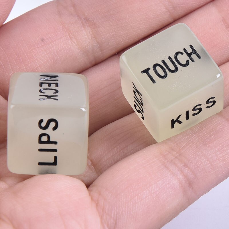 Glow In Dark Erotic Love Dice Toys Adult Couple Lovers Party Fun Games Aid Sex Toy Valentines Day Gift for Boyfriend Girlfriend - Executive-Skincare