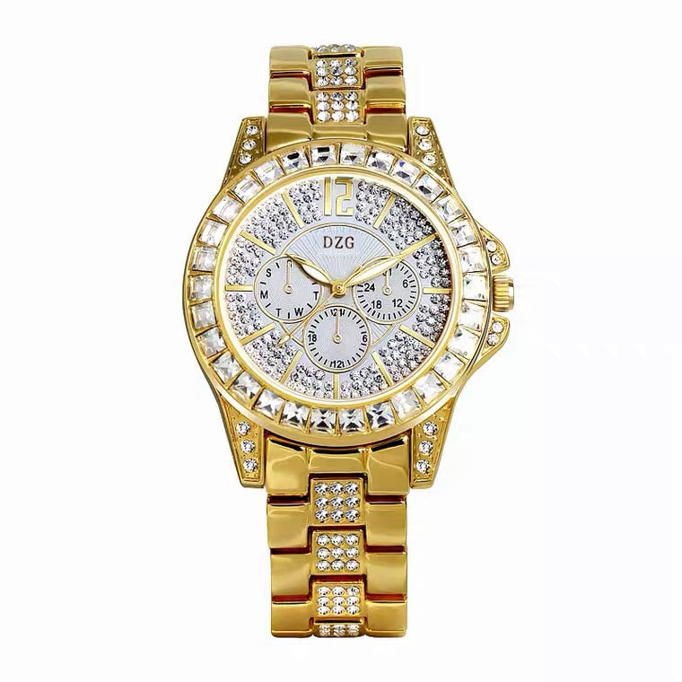 Fashion Women Watch with Diamond Watch Ladies Top Luxury Brand Ladies Casual Women&#39;s Bracelet Crystal Watches Relogio Feminino - Executive-Skincare