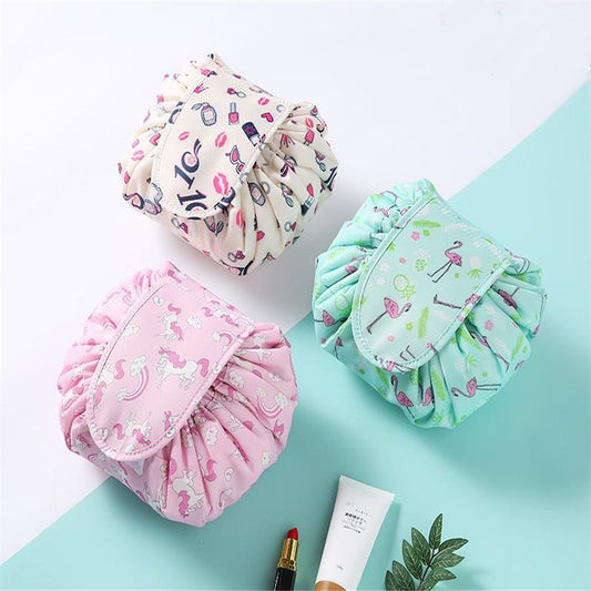 Korean Flush Makeup Organizer Travel Artifact Small Fresh Storage Bag Creative Colorful Rope Makeup Jewerly Storage Case - Executive-Skincare