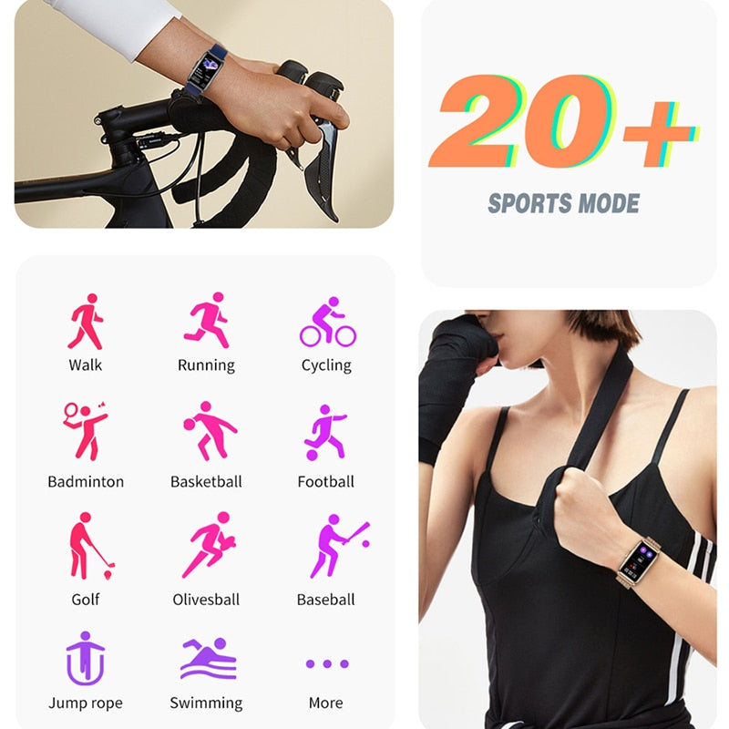 2022 New Sports Smart Watch Men Women 1.47-inch Full Touch Fitness Tracker IP67 Waterproof Smartwatch For Huawei Xiaomi Phone - Executive-Skincare